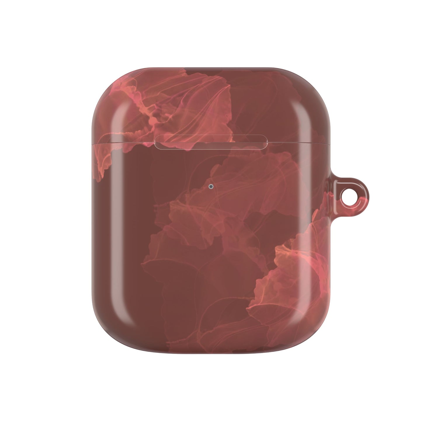 Blush Ink Splash Shockproof & Scratch-Resistant AirPods Case – Wireless Charging Compatible