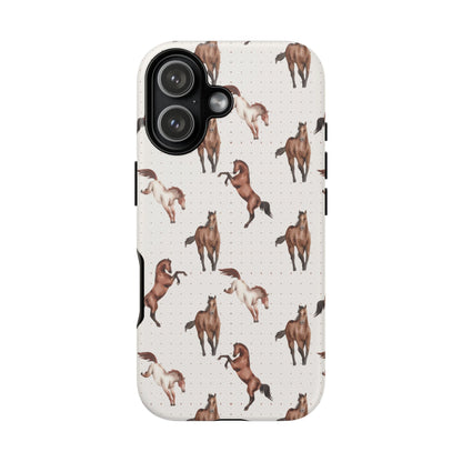 Wild Mustang Horse Pattern Phone Case – Stylish, Protective & Eco-Friendly - JGUS