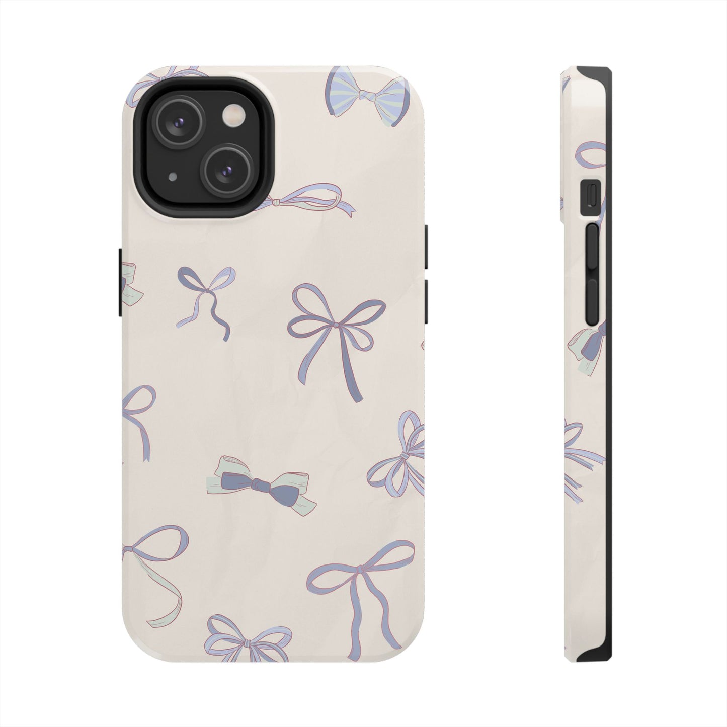 Coquette Pattern Ribbon bow Phone Case iPhone