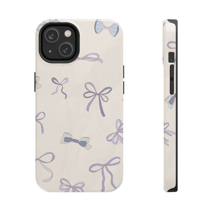 Coquette Pattern Ribbon bow Phone Case iPhone