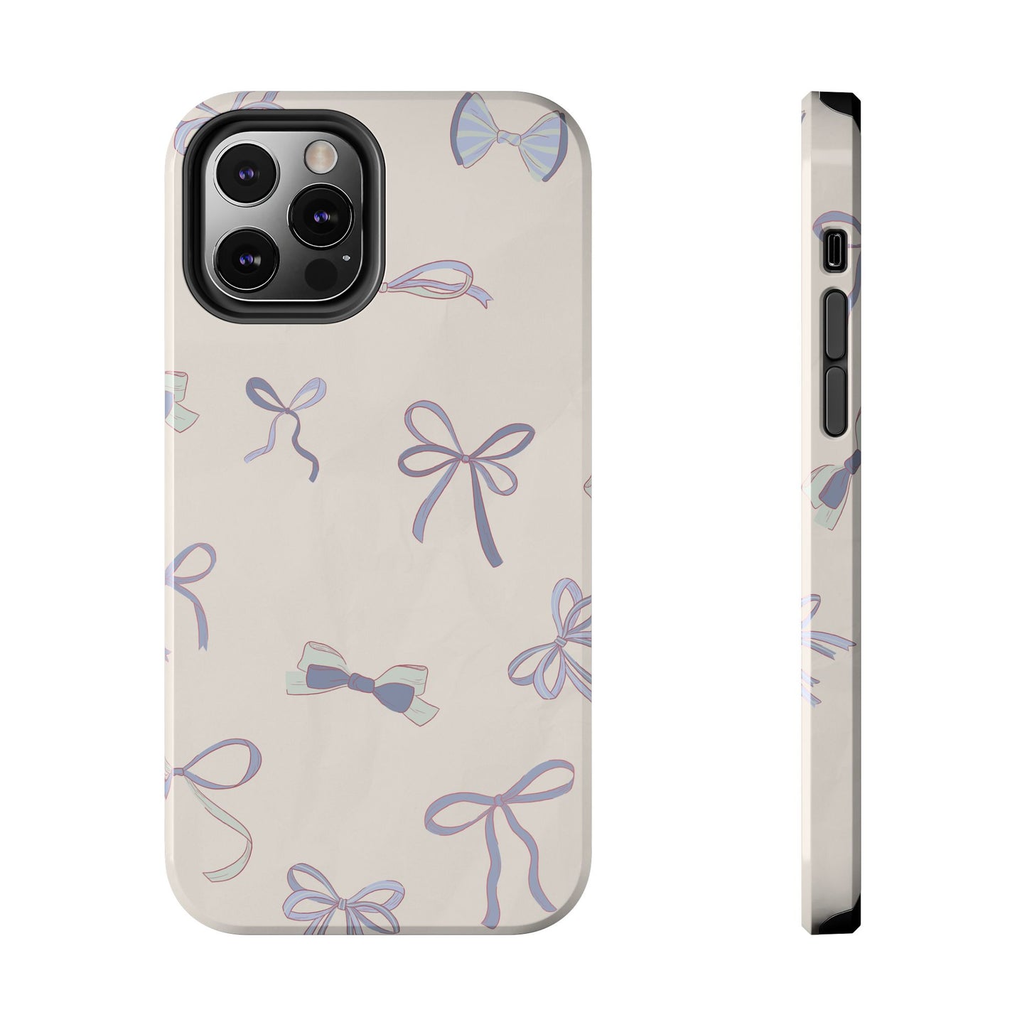 Coquette Pattern Ribbon bow Phone Case iPhone