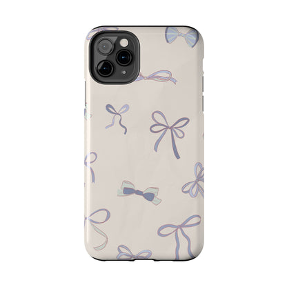 Coquette Pattern Ribbon bow Phone Case iPhone