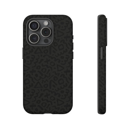 Retro Geometric Vibes Phone Case – 80s 90s Vintage Abstract Pattern for iPhone & Samsung - JGUS