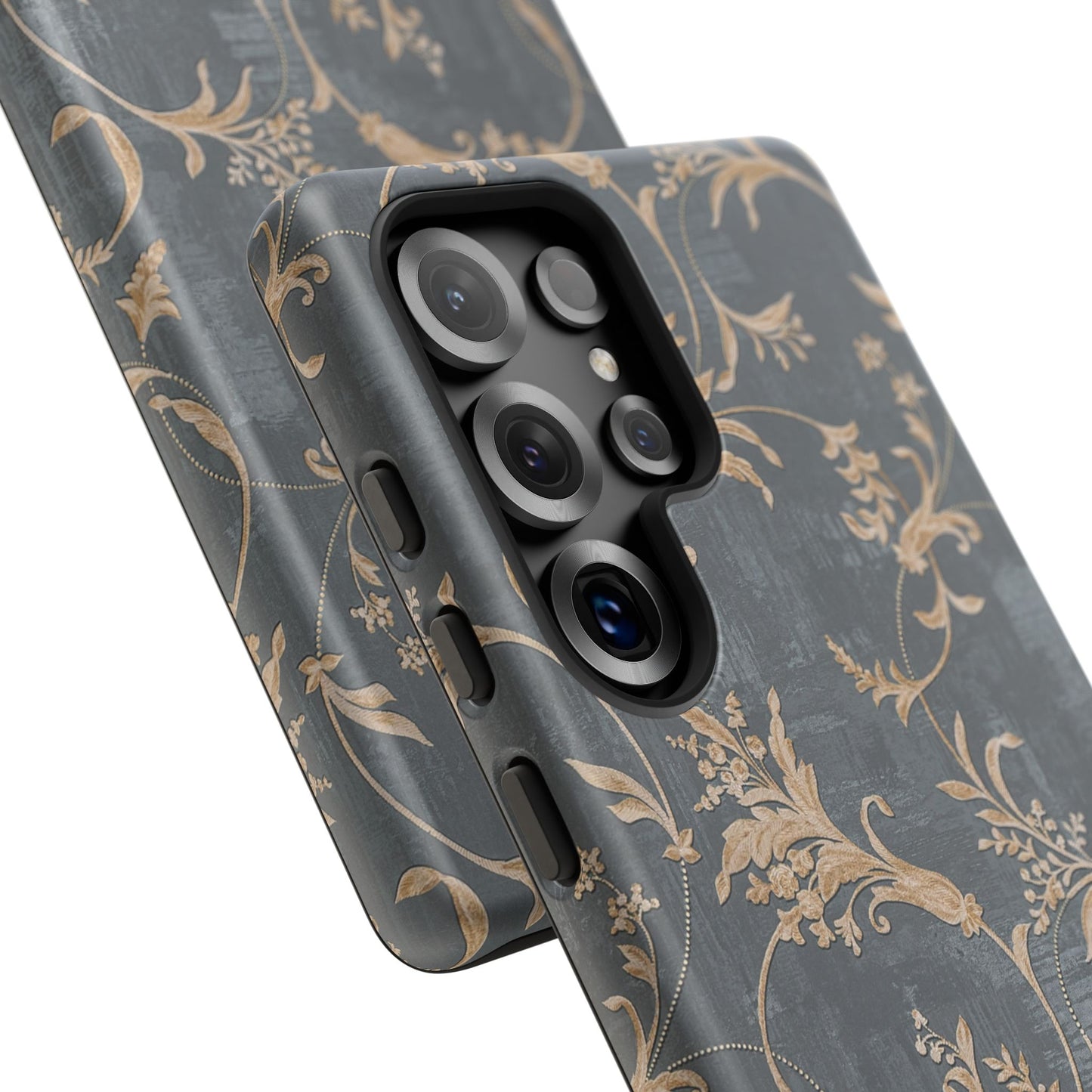 Old-Fashioned Flower Phone Case – Aesthetic Protective Cover for iPhone & Samsung - JGUS