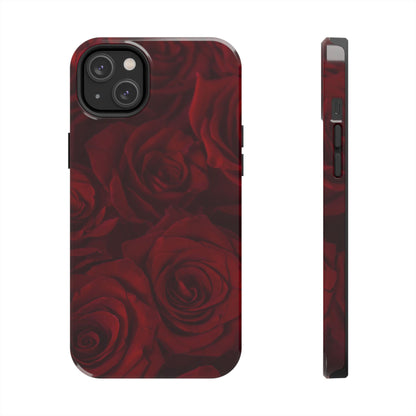 Velvet Rose - Burgundy Floral Phone Case