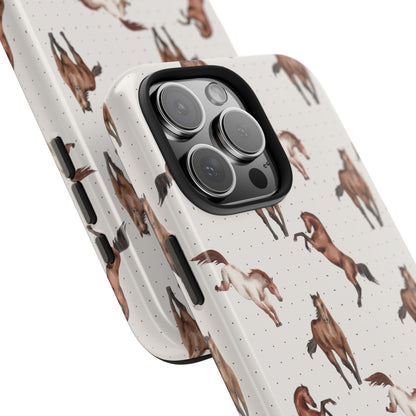 Wild Mustang Horse Pattern Phone Case – Stylish, Protective & Eco-Friendly