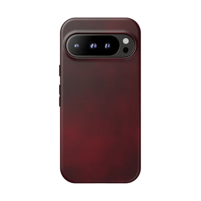 Vintage Burgundy Cherry Phone Case – Elegant Floral Design for iPhone 17 & Samsung Galaxy | Tough Protective Cover - JGUS