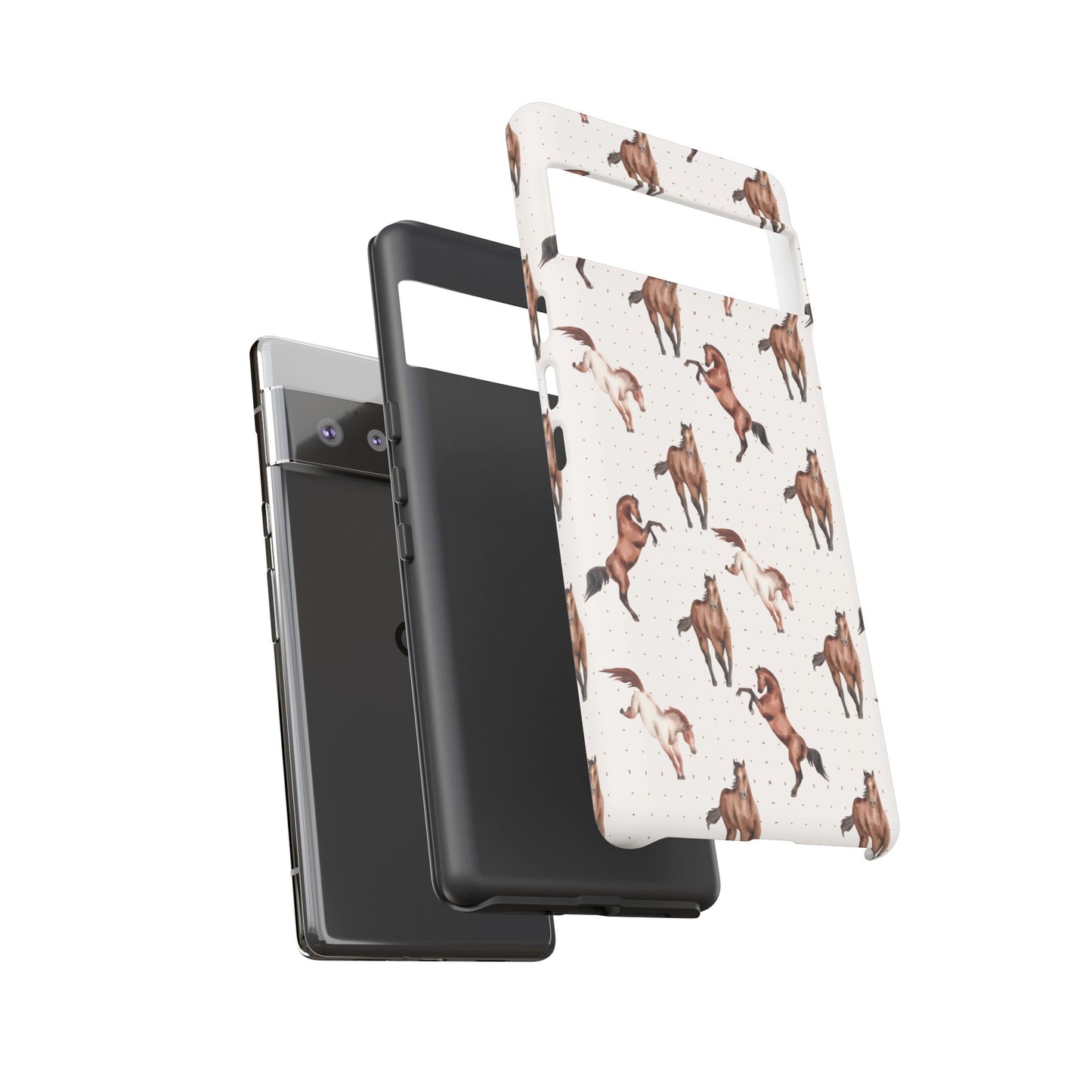 Wild Mustang Horse Pattern Phone Case – Stylish, Protective & Eco-Friendly - JGUS