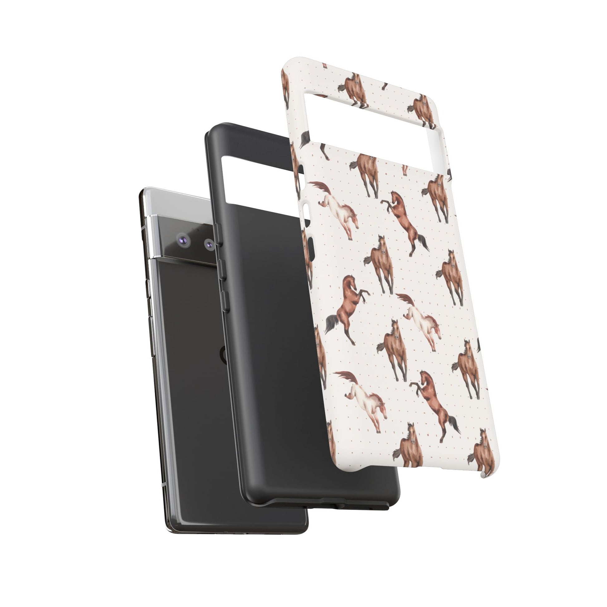 Wild Mustang Horse Pattern Phone Case – Stylish, Protective & Eco-Friendly - JGUS