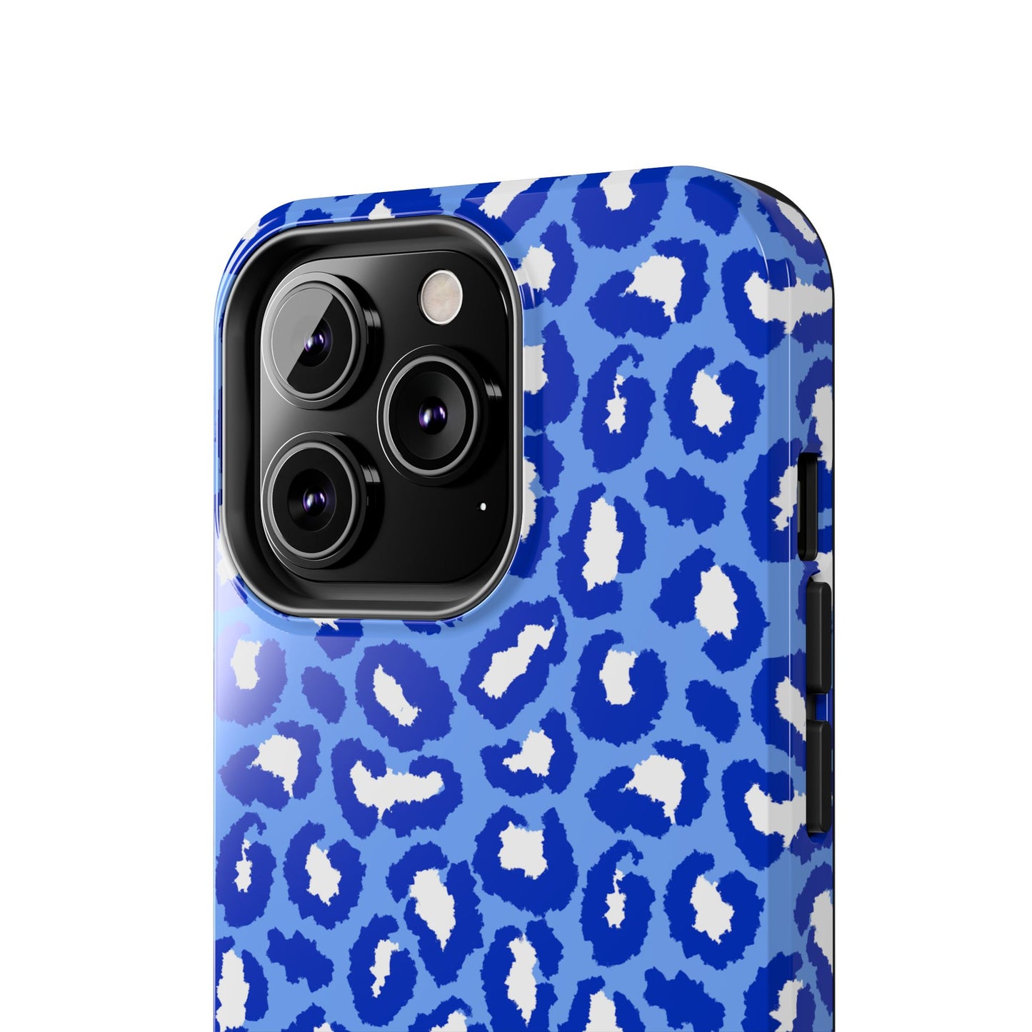 Leopard Vibes - Blue Edition Phone Case for iPhone & Samsung - Stylish & Durable Animal Print Case