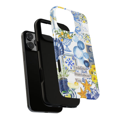 Lemon summertime collage Phone Case