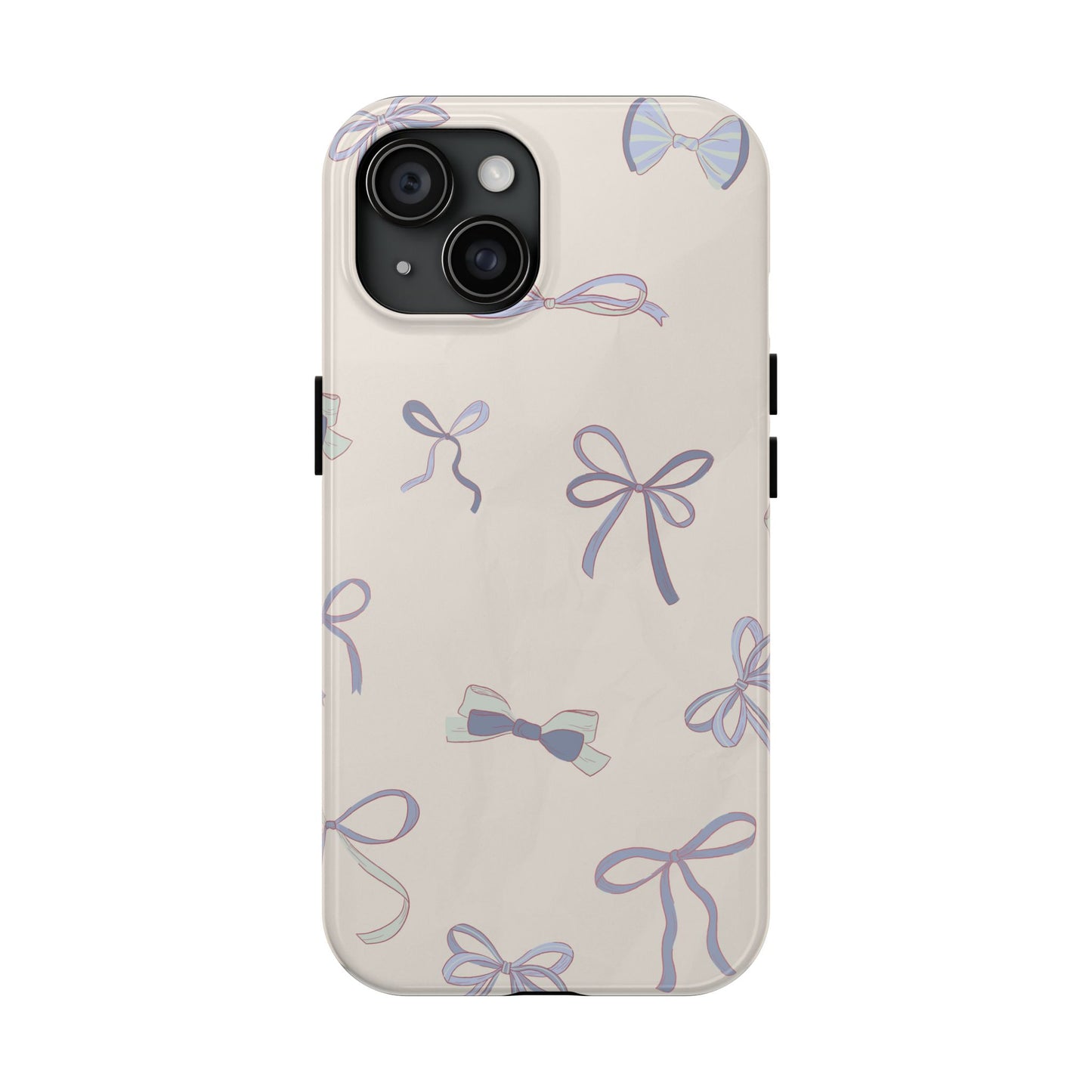 Coquette Pattern Ribbon bow Phone Case iPhone