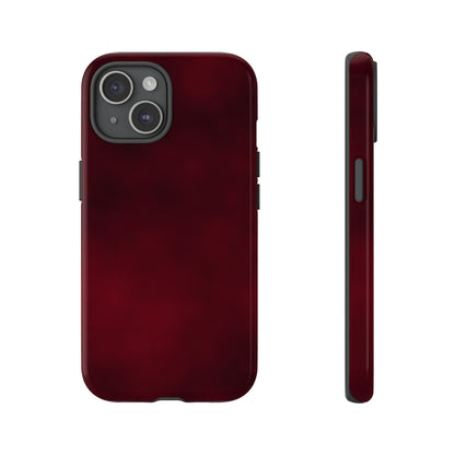 Vintage Burgundy Cherry Phone Case – Elegant Floral Design for iPhone 17 & Samsung Galaxy | Tough Protective Cover - JGUS