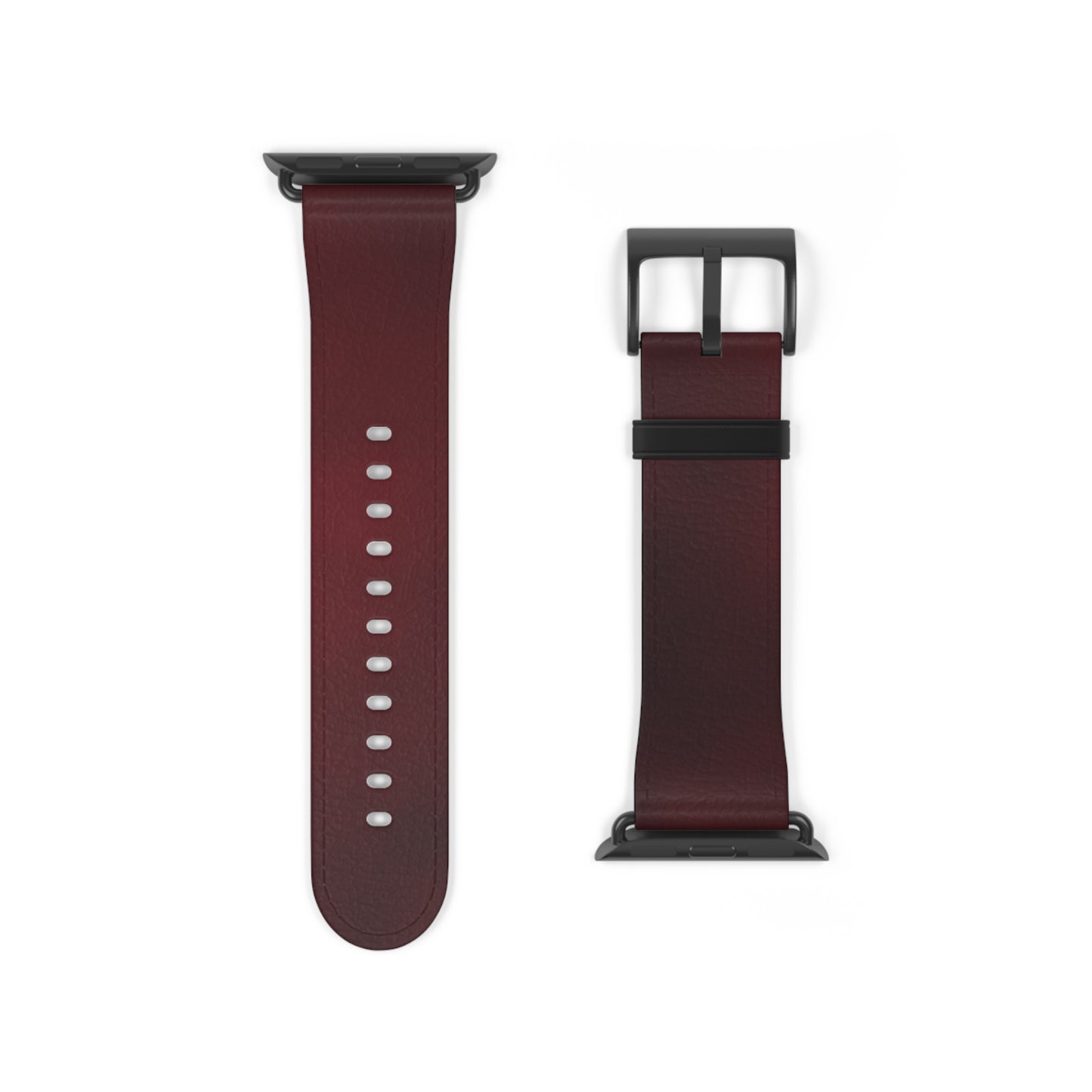 Vintage Burgundy Cherry Apple Watch Band – Sustainable, Stylish, and Comfortable