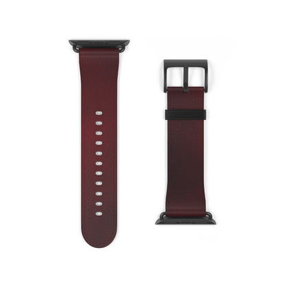 Vintage Burgundy Cherry Apple Watch Band – Sustainable, Stylish, and Comfortable