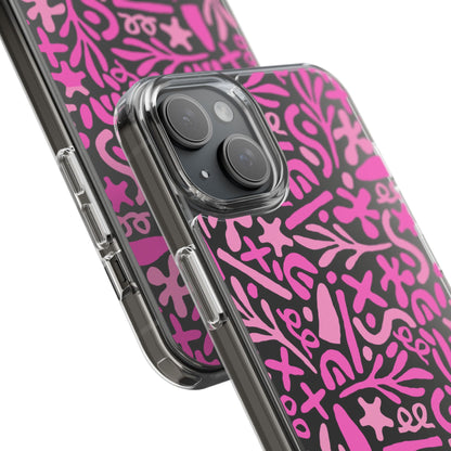 Abstract Vibes Clear Phone Case