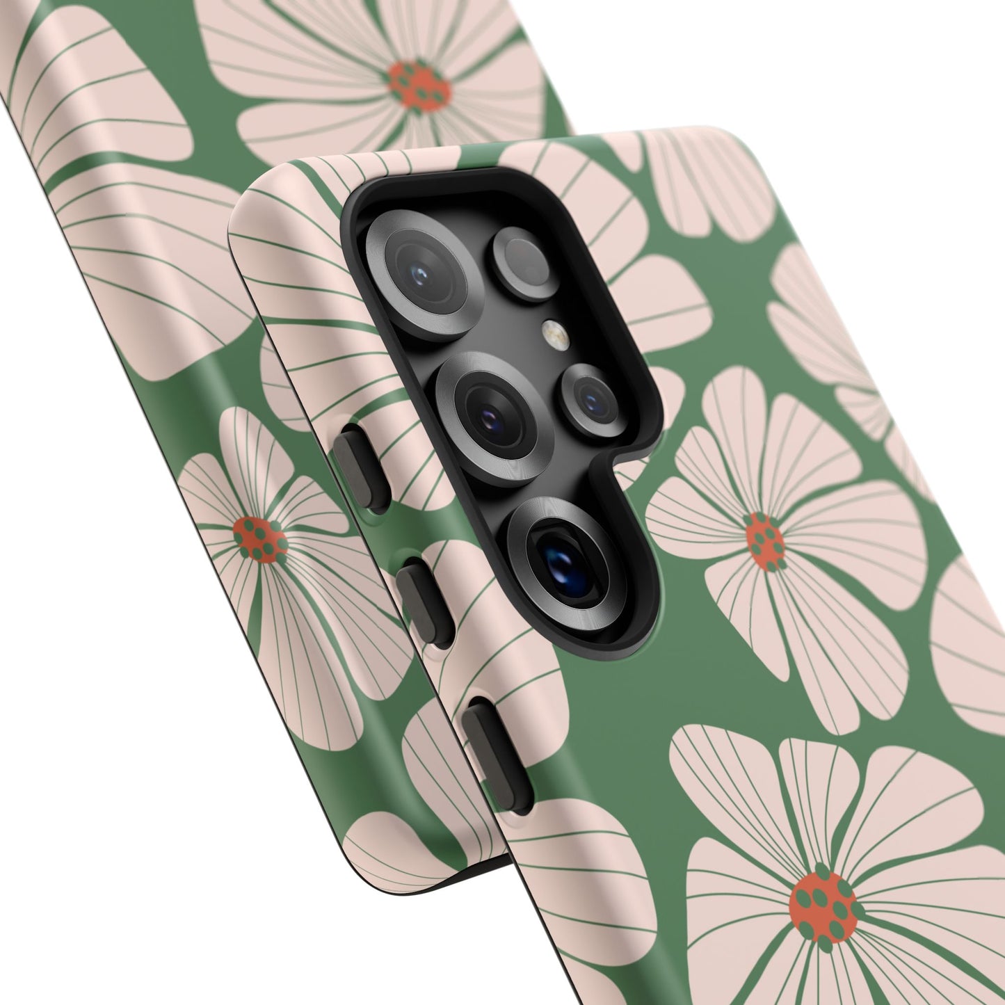 Retro Floral Abstract Phone Case – Vintage 70s & 80s Aesthetic for iPhone & Samsung - JGUS
