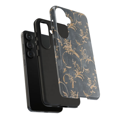 Old-Fashioned Flower Phone Case – Aesthetic Protective Cover for iPhone & Samsung - JGUS
