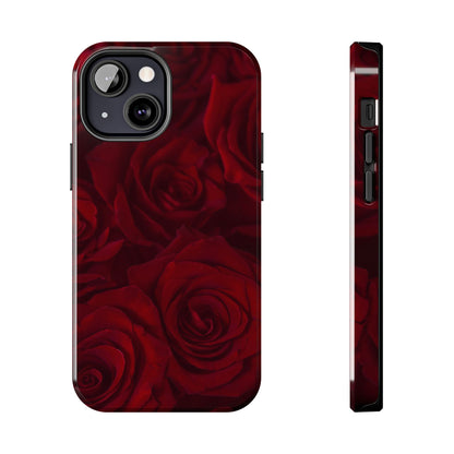 Velvet Rose - Burgundy Floral Phone Case