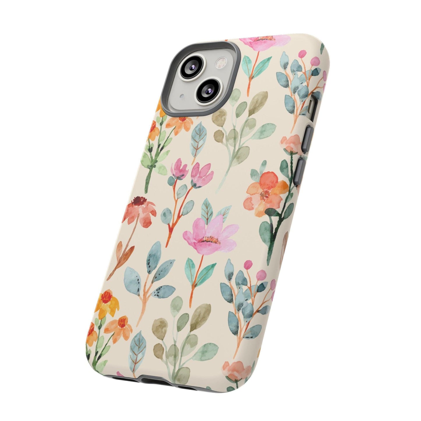 Petal Splash Watercolor Symphony Phone Case