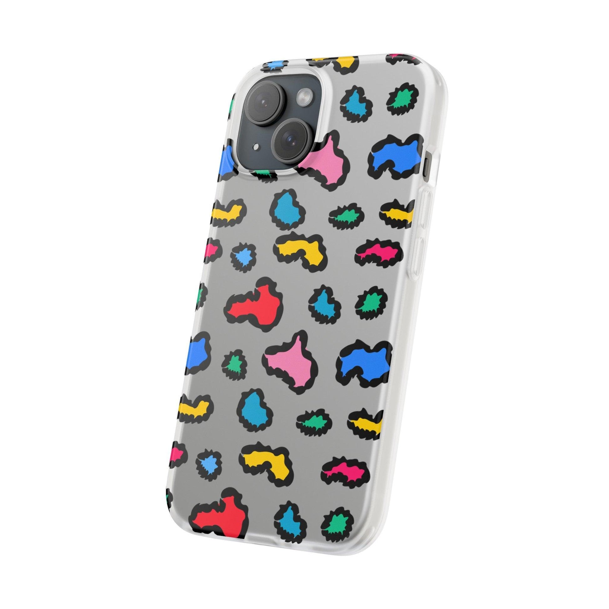 Vibrant Leopard Flexi Case - JGUS