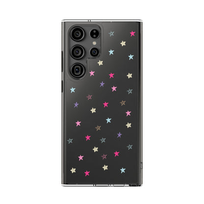 Star Pattern Clear Phone Case