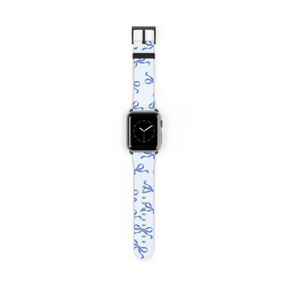 Vintage Blue Bow Apple Watch Band - JGUS