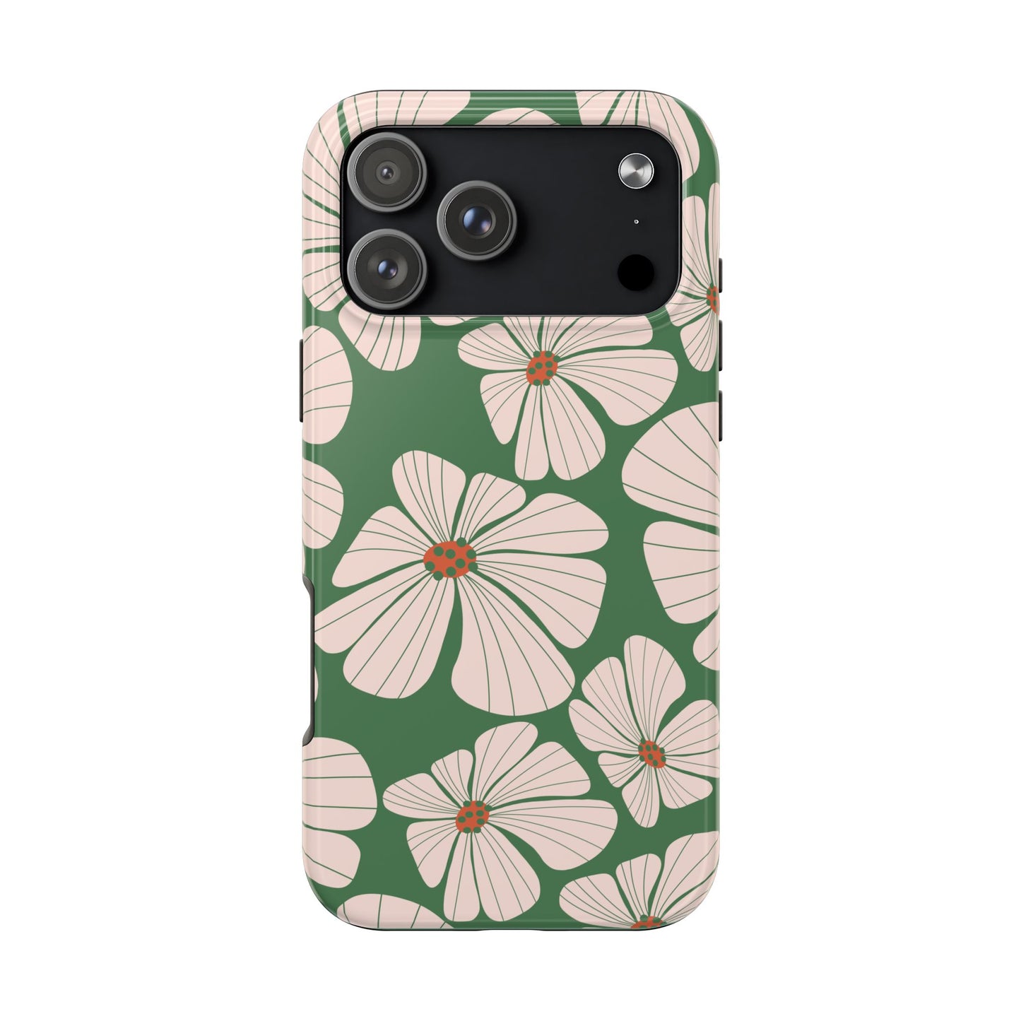 Retro Floral Abstract Phone Case – Vintage 70s & 80s Aesthetic for iPhone & Samsung