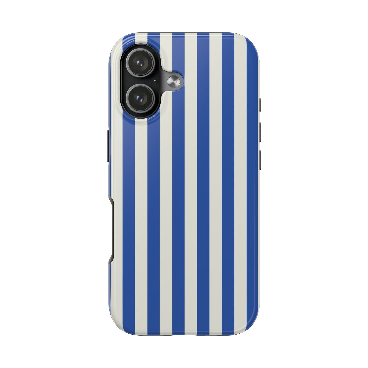 Blue White Striped Phone Case