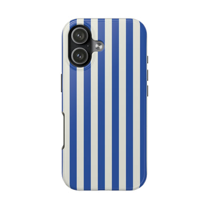 Blue White Striped Phone Case