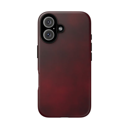 Vintage Burgundy Cherry Phone Case – Elegant Floral Design for iPhone 17 & Samsung Galaxy | Tough Protective Cover - JGUS