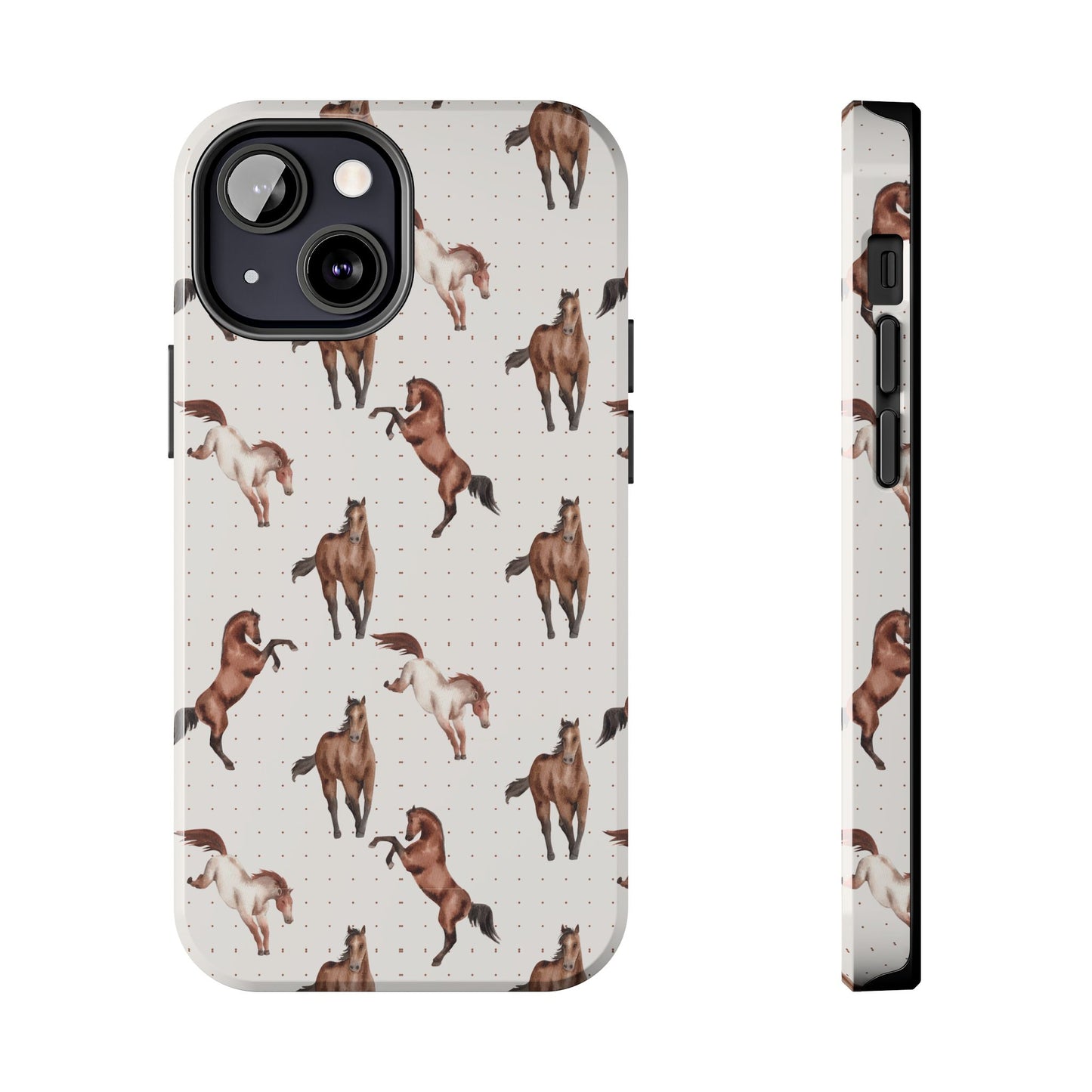 Wild Mustang Horse Pattern Phone Case – Stylish, Protective & Eco-Friendly