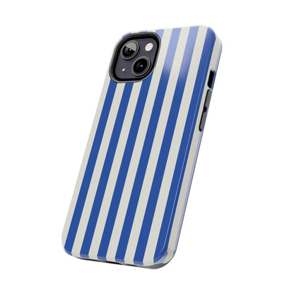 Blue White Striped Phone Case