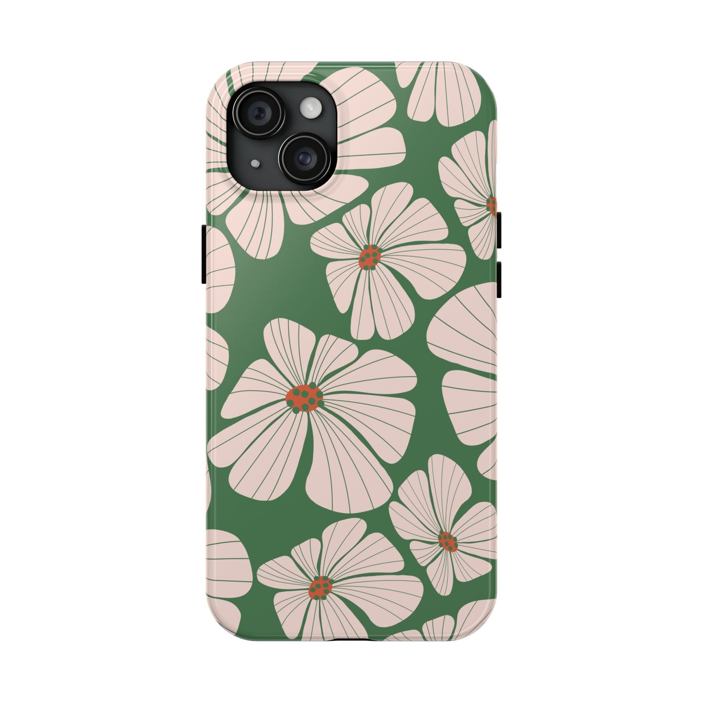 Retro Floral Abstract Phone Case – Vintage 70s & 80s Aesthetic for iPhone & Samsung
