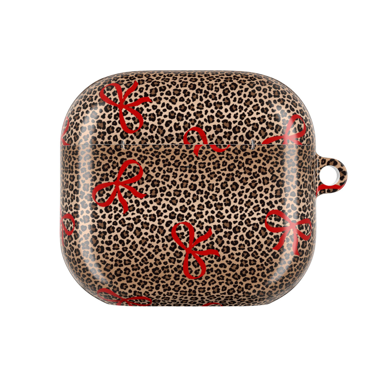 Bold Bow Leopard Shockproof & Scratch-Resistant AirPods Case – Wireless Charging Compatible - JGUS
