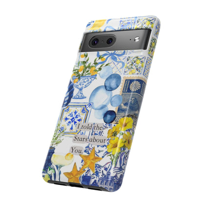 Lemon summertime collage Phone Case