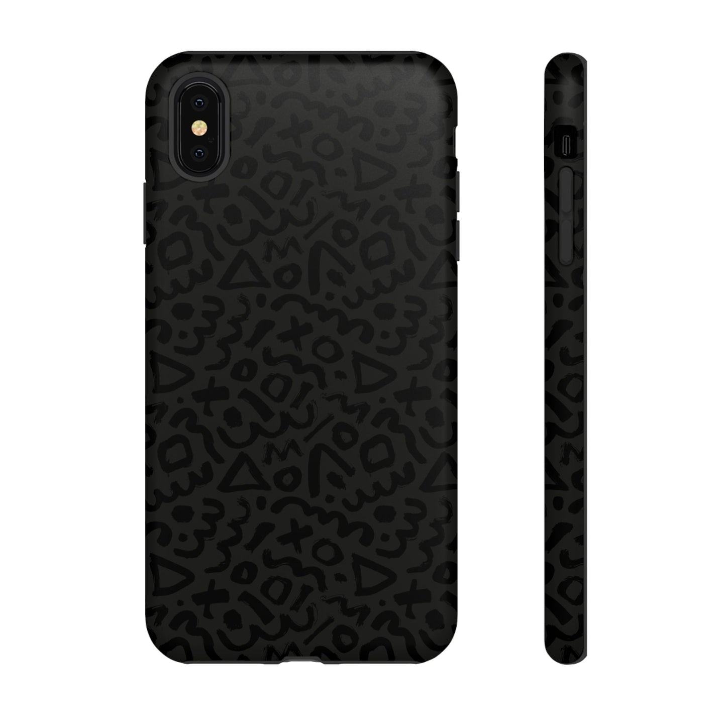 Retro Geometric Vibes Phone Case – 80s 90s Vintage Abstract Pattern for iPhone & Samsung - JGUS