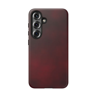 Vintage Burgundy Cherry Phone Case – Elegant Floral Design for iPhone 17 & Samsung Galaxy | Tough Protective Cover - JGUS