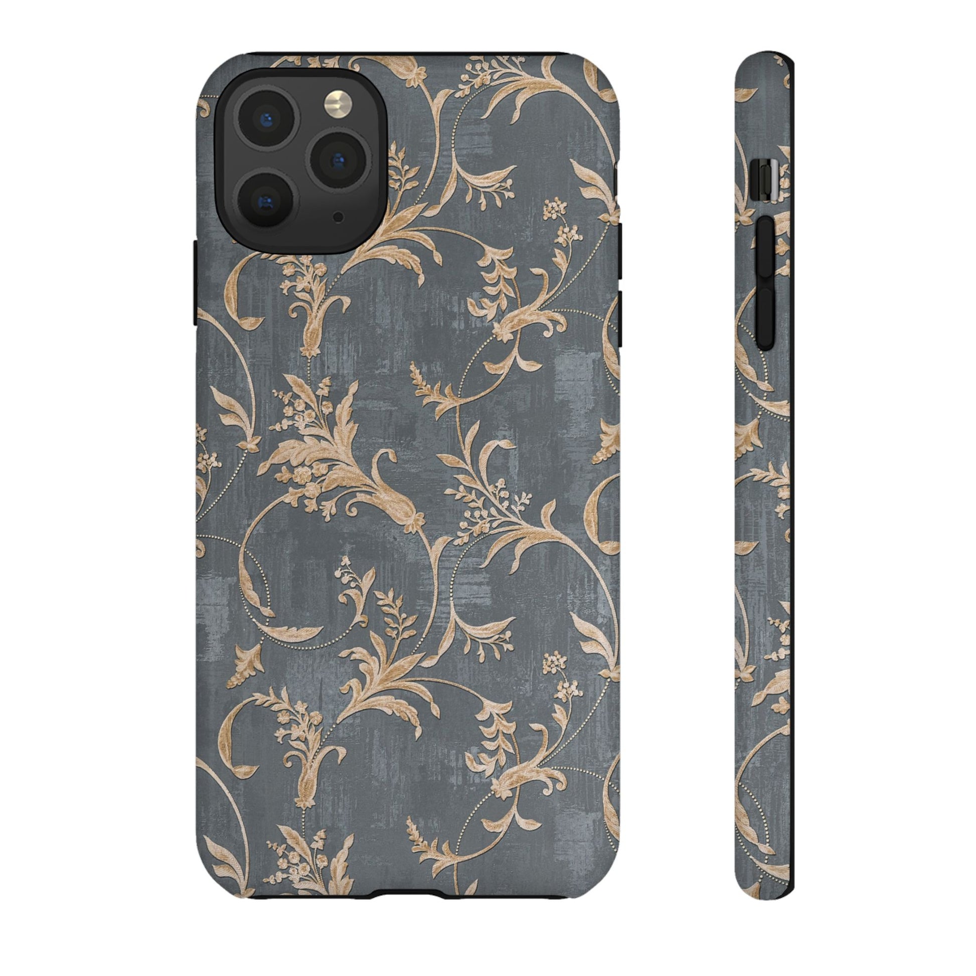 Old-Fashioned Flower Phone Case – Aesthetic Protective Cover for iPhone & Samsung - JGUS