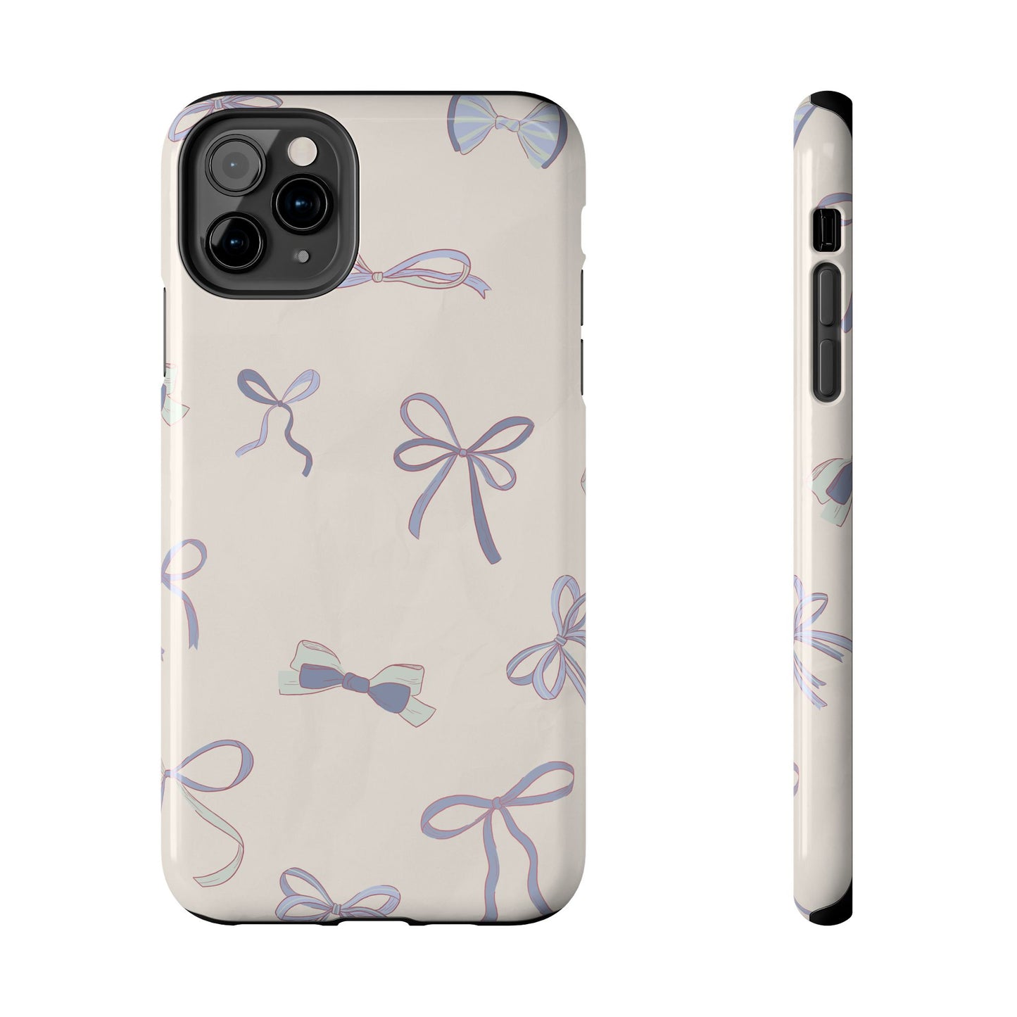 Coquette Pattern Ribbon bow Phone Case iPhone