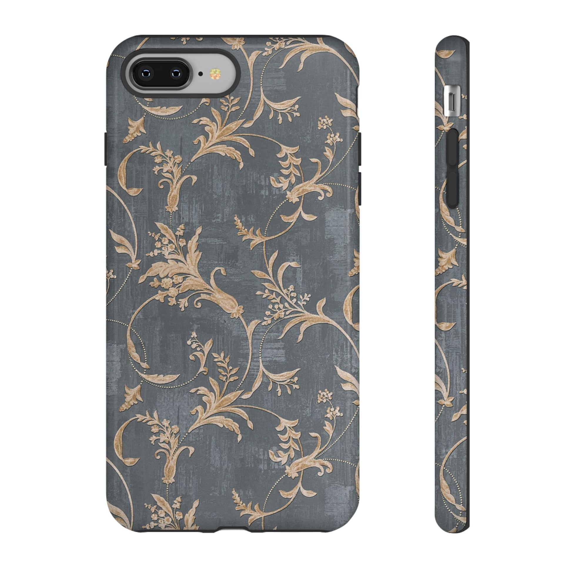 Old-Fashioned Flower Phone Case – Aesthetic Protective Cover for iPhone & Samsung - JGUS