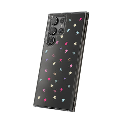 Star Pattern Clear Phone Case – Stylish & Durable Protection for Your Phone