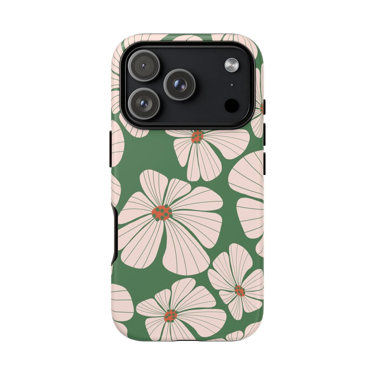 Retro Floral Abstract Phone Case – Vintage 70s & 80s Aesthetic for iPhone & Samsung - JGUS