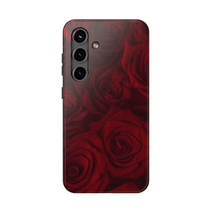 Velvet Rose - Burgundy Floral Phone Case