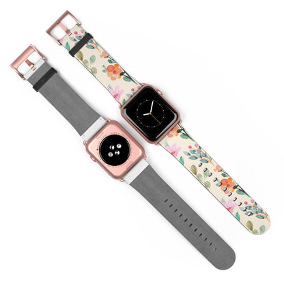 Petal Splash Watercolor Symphony Apple Watch Band - JGUS