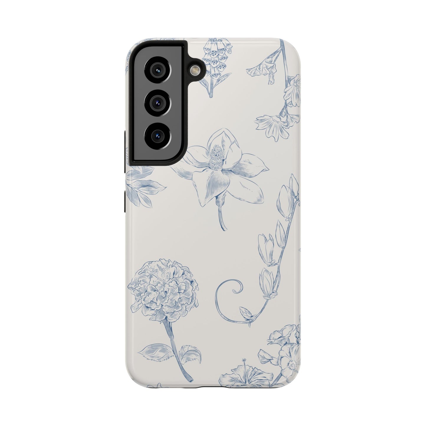 Jasmine Sketch Phone Case – Artistic Design, Slim, Durable & MagSafe Compatible