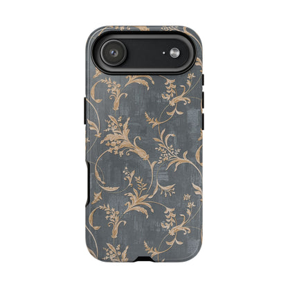 Old-Fashioned Flower Phone Case – Aesthetic Protective Cover for iPhone & Samsung - JGUS