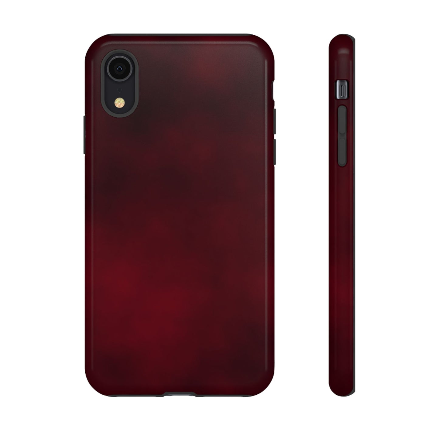 Vintage Burgundy Cherry Phone Case – Elegant Floral Design for iPhone 17 & Samsung Galaxy | Tough Protective Cover - JGUS