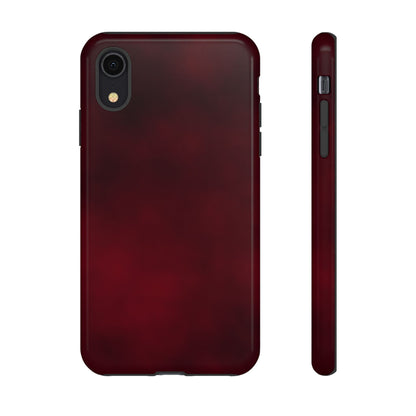 Vintage Burgundy Cherry Phone Case – Elegant Floral Design for iPhone 17 & Samsung Galaxy | Tough Protective Cover - JGUS