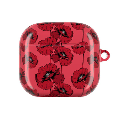 Scarlet Sketch Shockproof & Scratch-Resistant AirPods Case – Wireless Charging Compatible